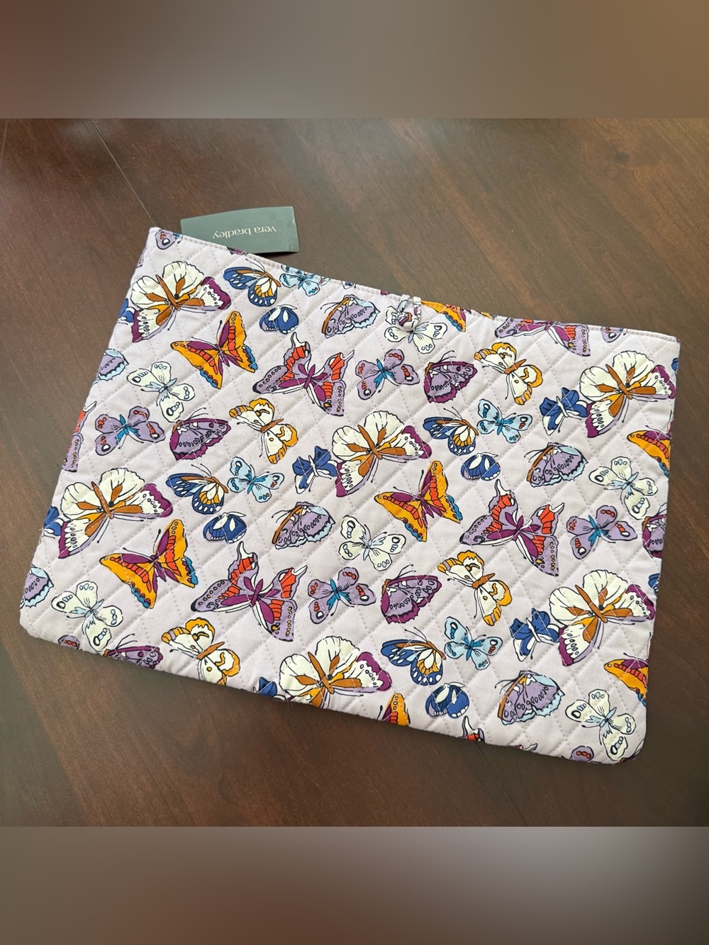 NWT Vera Bradley Wing in Flight Quilted Cotton Laptop insert Sleeve - Picture 1 of 7